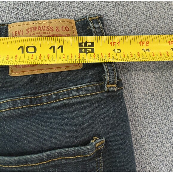 Levi's Levis 720 High Rise Super Skinny Leg Stretch Jeans Size 25 25x30 Raw Hem - Picture 5 of 14